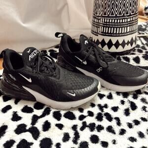 Nike Air Max 270 Black White Athletic Shoes